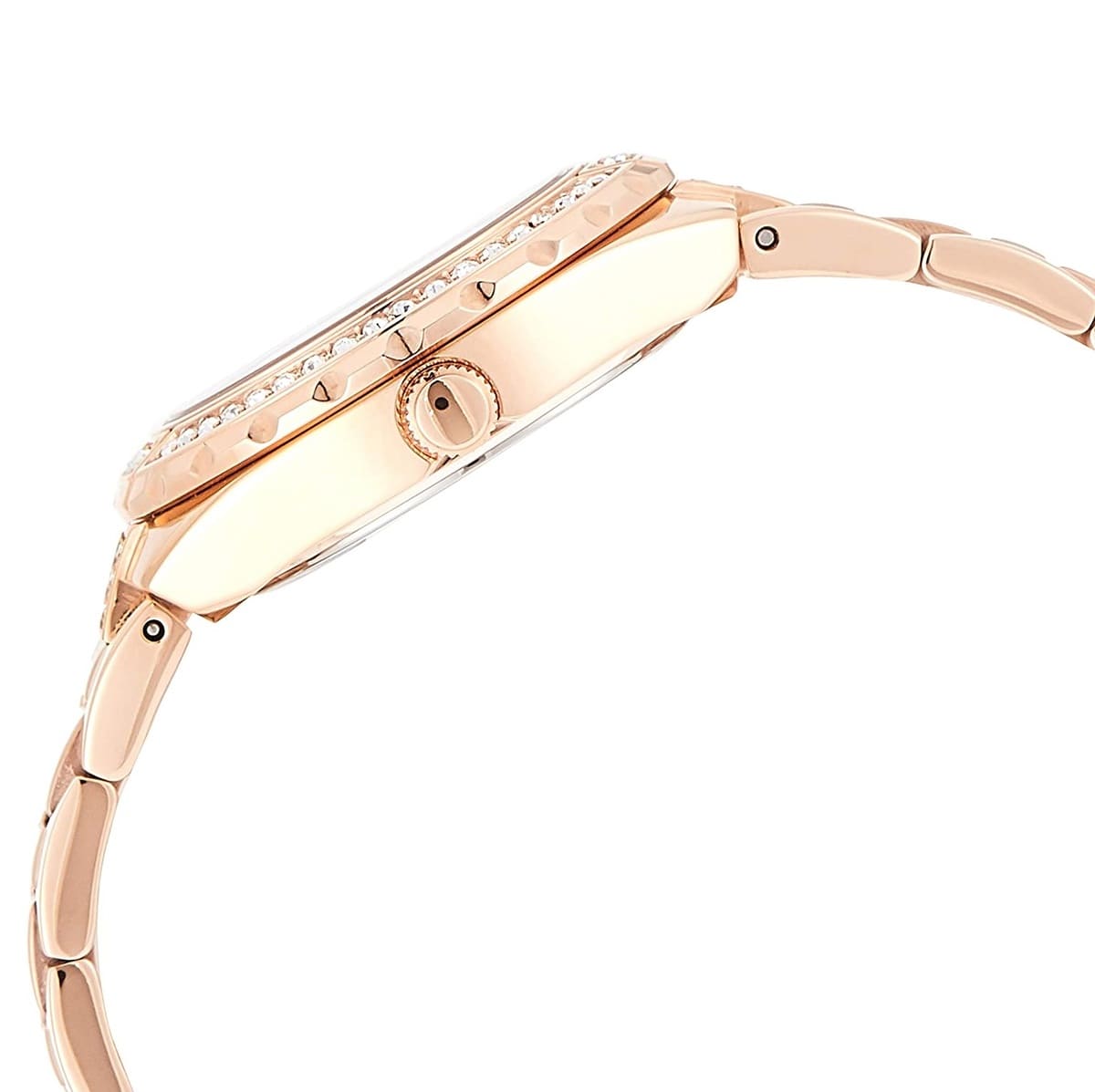  Shop Authentic Guess Viva Diamonds White Dial Rose Gold Steel Strap Watch for Women - W0111L3 - Luxxuri