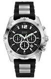  Shop Authentic Guess Intrepid Chronograph Black Dial Two Tone Steel Strap Watch for Men - W0167G1 - Luxxuri