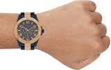  Shop Authentic Guess BFF Multifunction Blue Dial Two Tone Steel Strap Watch for Women - W0231L6 - Luxxuri