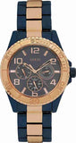  Shop Authentic Guess BFF Multifunction Blue Dial Two Tone Steel Strap Watch for Women - W0231L6 - Luxxuri