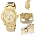  Shop Authentic Guess Mini Phantom Diamonds Gold Dial Gold Steel Strap Watch for Women - W0235L5 - Luxxuri