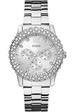  Shop Authentic Guess Dazzler Diamonds Silver Dial Silver Steel Strap Watch for Women - W0335L1 - Luxxuri