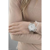  Shop Authentic Guess Dazzler Diamonds Silver Dial Silver Steel Strap Watch for Women - W0335L1 - Luxxuri