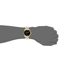 Shop Authentic Guess Classic Diamonds Black Dial Gold Steel Strap Watch for Men - W0416G2 - Luxxuri