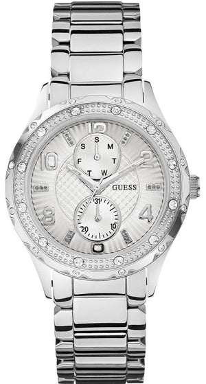  Shop Authentic Guess Siren White Dial Silver Steel Strap Watch for Women - W0442L1 - Luxxuri
