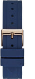  Shop Authentic Guess Analog Quartz Blue Dial Blue Rubber Strap Watch For Women - W0562L3 - Luxxuri