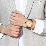  Shop Authentic Guess Force Multi Function White Dial Blue Leather Strap Watch For Men - W0674G7 - Luxxuri
