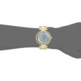  Shop Authentic Guess Park Avenue Blue Dial Gold Steel Strap Watch For Women - W0695L2 - Luxxuri