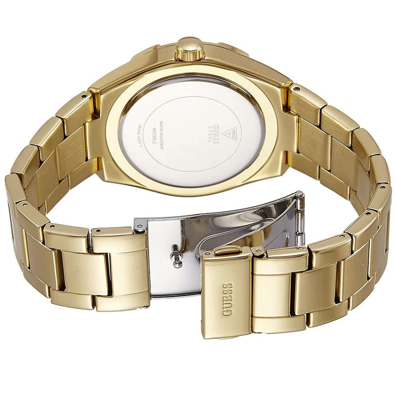  Shop Authentic Guess Luna Diamonds White Dial Gold Steel Strap Watch for Women - W0729L2 - Luxxuri