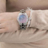  Shop Authentic Guess Confetti Multicolored Dial Silver Steel Strap Watch For Women - W0774L1 - Luxxuri