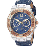  Shop Authentic Guess Limelight Quartz Analog Blue Dial Blue Denim Strap Watch For Women - W0775l10 - Luxxuri