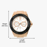  Shop Authentic Guess Limelight Quartz White Dial Black Leather Strap Watch For Women - W0775L9 - Luxxuri