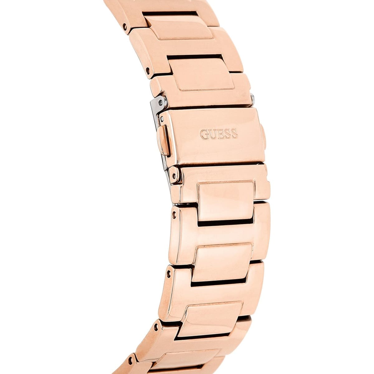  Shop Authentic Guess Studio Rose Gold Dial Rose Gold Steel Strap Watch For Women - W0778L3 - Luxxuri