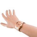  Shop Authentic Guess Studio Rose Gold Dial Rose Gold Steel Strap Watch For Women - W0778L3 - Luxxuri