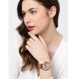  Shop Authentic Guess Studio Rose Gold Dial Rose Gold Steel Strap Watch For Women - W0778L3 - Luxxuri
