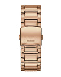 Guess Frontier Chronograph Crystals Rose Gold Dial Rose Gold Steel Strap Watch for Men - W0799G3