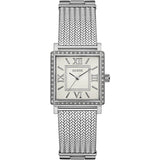  Shop Authentic Guess Highline White Dial Silver Mesh Bracelet Watch For Women - W0826L1 - Luxxuri