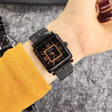  Shop Authentic Guess Highline Black Dial Black Mesh Bracelet Watch for Women - W0826L4 - Luxxuri