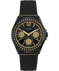  Shop Authentic Guess Starlight Black Dial Black Rubber Strap Watch for Women - W0846L1 - Luxxuri