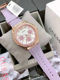  Shop Authentic Guess Starlight Diamonds White Dial Purple Rubber Strap Watch for Women - W0846L6 - Luxxuri