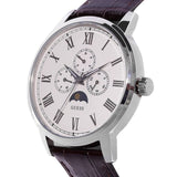  Shop Authentic Guess Delancy Quartz White Dial Brown Leather Strap Watch For Men - W0870G1 - Luxxuri