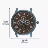  Shop Authentic Guess Delancy Analog Brown Dial Brown Leather Strap Watch For Men - W0870G3 - Luxxuri
