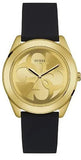  Shop Authentic Guess G Twist Gold Dial Black Leather Strap Watch for Women - W0911L3 - Luxxuri