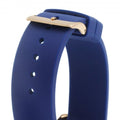 Guess G Twist White Dial Blue Silicone Strap Watch For Women - W0911L6