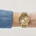  Shop Authentic Guess Montauk Gold Dial Gold Steel Strap Watch for Women - W0933L2 - Luxxuri