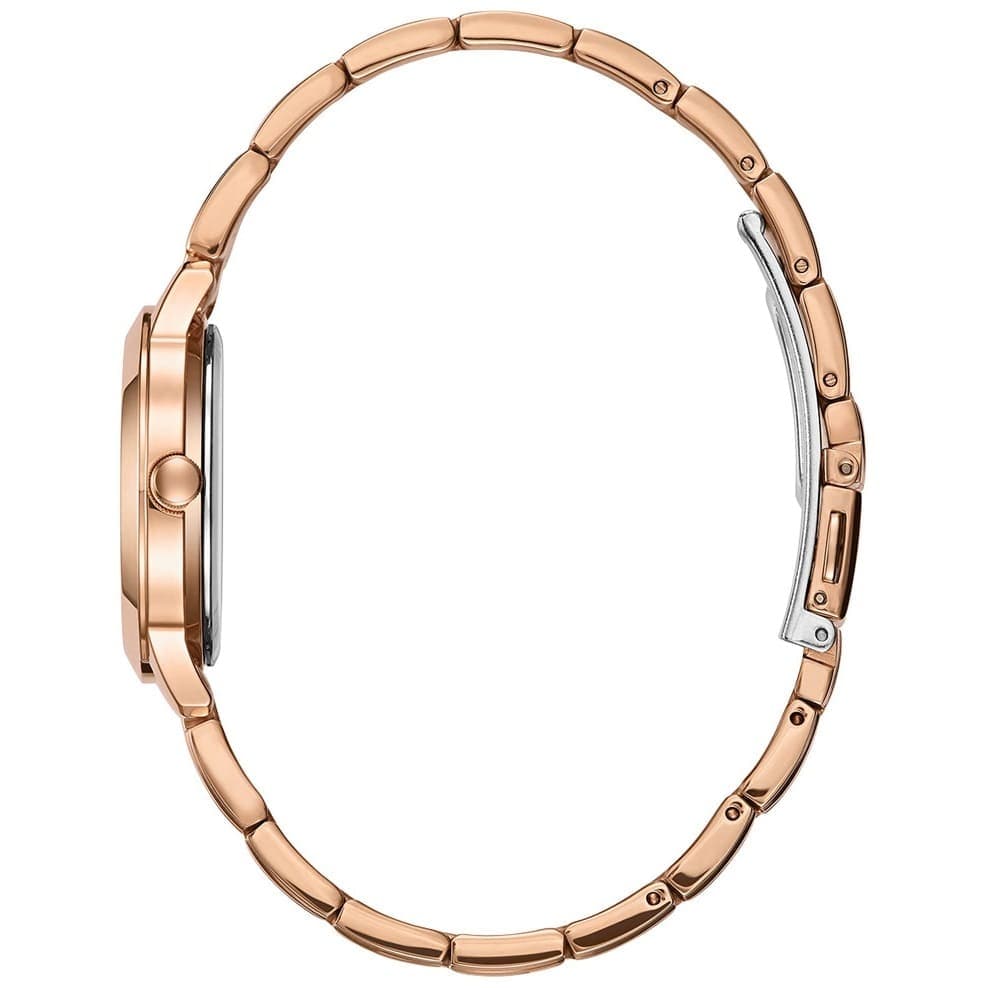  Shop Authentic Guess Studio Rose Gold Dial Rose Gold Steel Strap Watch For Women - W0778L3 - Luxxuri