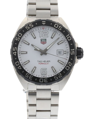 Shop Authentic Tag Heuer Formula 1 White Dial Watch for Men - WAZ1111.BA0875 - Luxxuri