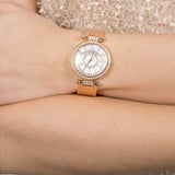  Shop Authentic Guess Muse Quartz Silver Dial Rose Gold Steel Strap Watch For Women - W1008L3 - Luxxuri
