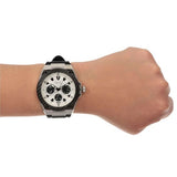  Shop Authentic Guess Legacy White Dial Black Rubber Strap Watch For Men - W1049G3 - Luxxuri