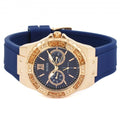Guess Limelight Blue Dial Blue Silicone Strap Watch For Women - W1053L1