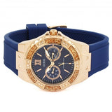  Shop Authentic Guess Limelight Blue Dial Blue Silicone Strap Watch For Women - W1053L1 - Luxxuri