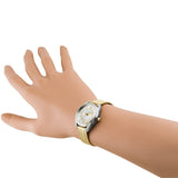  Shop Authentic Guess Whisper Silver Dial Gold Mesh Bracelet Watch for Women - W1084L2 - Luxxuri