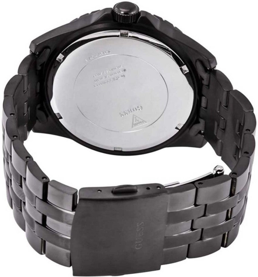  Shop Authentic Guess Odyssey Quartz Blue Dial Gunmetal Steel Strap Watch For Men - W1107G5 - Luxxuri