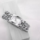  Shop Authentic Guess Mod Heavy Metal Silver Dial Silver Steel Strap Watch For Women - W1117L1 - Luxxuri