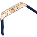  Shop Authentic Guess Solar White Rose Gold Dial Blue Rubber Strap Watch For Women - W1135L3 - Luxxuri
