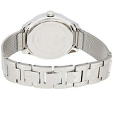  Shop Authentic Guess Tri Glitz Quartz Silver Dial Silver Mesh Bracelet Watch For Women - W1142L1 - Luxxuri