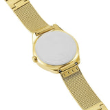  Shop Authentic Guess Tri Glitz Quartz Diamonds Gold Dial Gold Mesh Bracelet Watch For Women - W1142L2 - Luxxuri