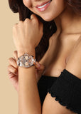  Shop Authentic Guess Frontier Diamonds Rose Gold Dial Rose Gold Steel Strap Watch For Women - W1156L3 - Luxxuri