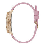  Shop Authentic Guess Frontier Diamonds Rose Gold Dial Pink Rubber Strap Watch For Women - W1160L5 - Luxxuri