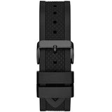  Shop Authentic Guess Frontier Crystals Black Dial Black Silicone Strap Watch For Men - W1132G3 - Luxxuri