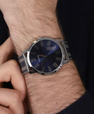  Shop Authentic Guess Richmond Blue Dial Two Tone Mesh Bracelet Watch for Men - W1179G1 - Luxxuri