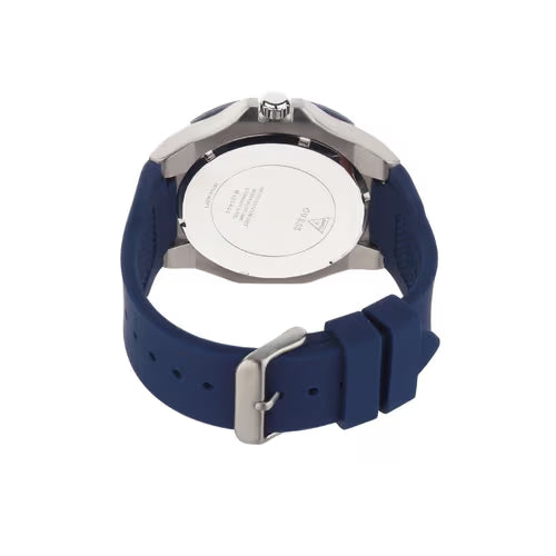  Shop Authentic Guess Genesis Multi Function Analog Blue Dial Blue Rubber Strap Watch For Men - W1254G1 - Luxxuri