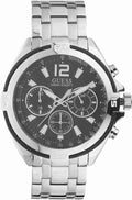 Shop Authentic Guess Surge Chronograph Black Dial Silver Steel Strap Watch for Men - W1258G1 - Luxxuri