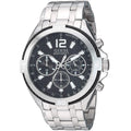  Shop Authentic Guess Surge Chronograph Black Dial Silver Steel Strap Watch for Men - W1258G1 - Luxxuri
