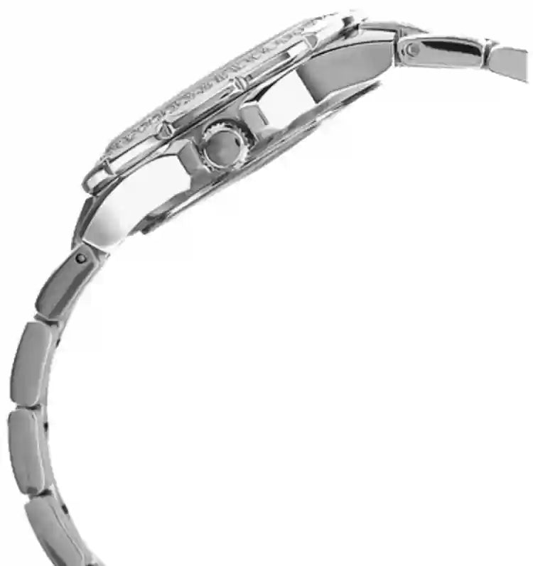  Shop Authentic Guess Mini Prism Diamonds Silver Dial Silver Steel Strap Watch for Women - W12638L1 - Luxxuri