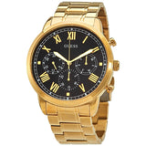  Shop Authentic Guess Hendrix Multifunction Black Dial Gold Steel Strap Watch for Men - W1309G2 - Luxxuri